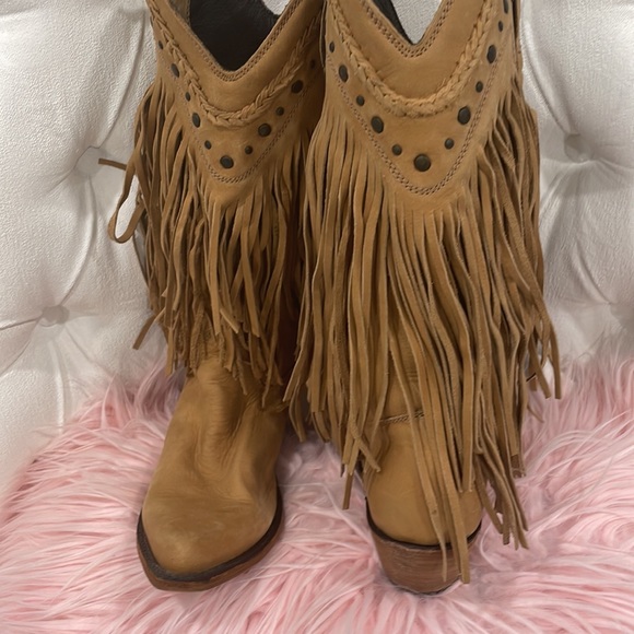 Liberty Black LB 71124 Vegas Fringe Cowboy Boots - Picture 5 of 8
